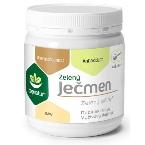 Zelený ječmen 150g prášek Topnatur - Зеленый ячмень 150 г порошок Topnatur